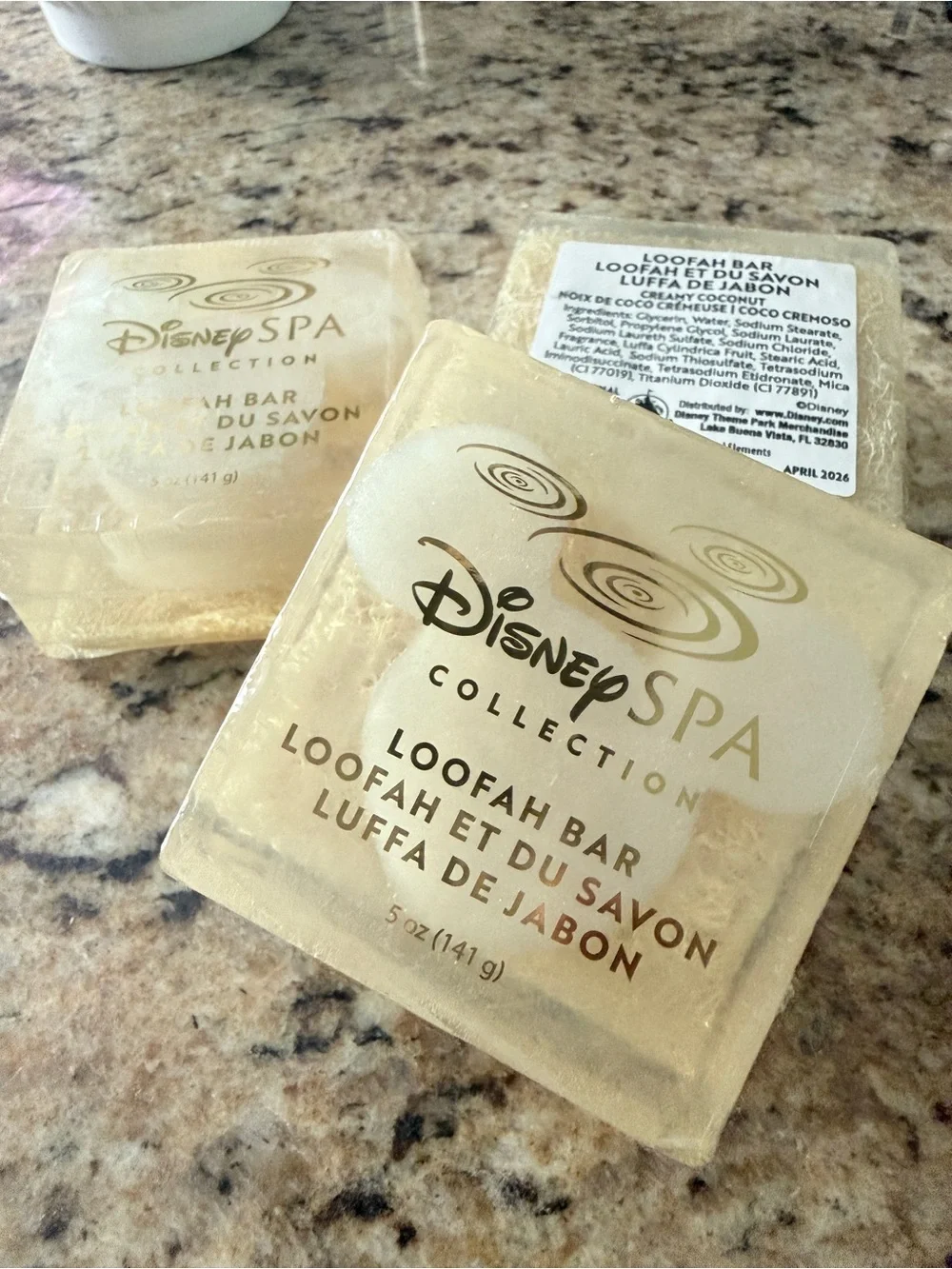 Disney Spa Collection - Creamy Coconut Loofah Soap Bars